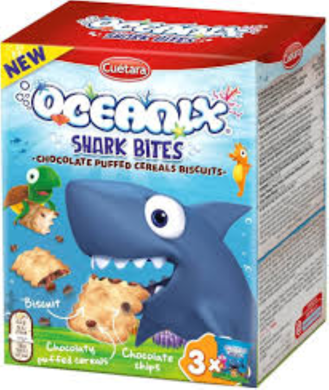 CUETARA OCEANIX SHARK BITES 150G